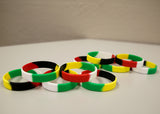 10 Wordless Book Silicone Wristbands (Youth Size)