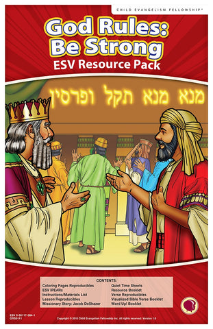 God Rules: Be Strong (Daniel) - Resource Pack (ESV)